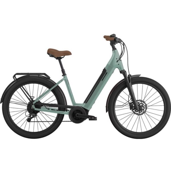 VTC Électrique Cannondale Adventure Neo 2 EQ Low Step Shimano Alivio 9V 500 Wh 27.5" Vert
