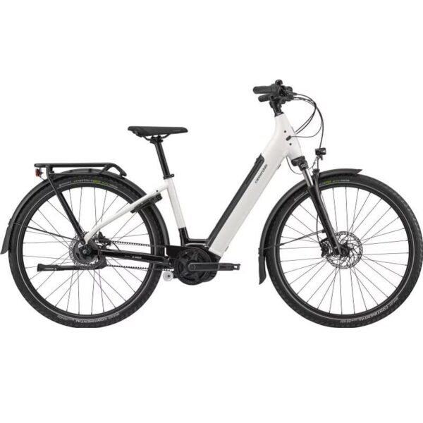 Cannondale Mavaro Neo 4 Shimano Nexus 5V Courroie 500 Wh 29" Blanc