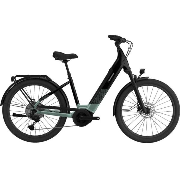 Cannondale Tesoro Neo X 3 Low Step Shimano Cues 9V 500 Wh Noir Vert