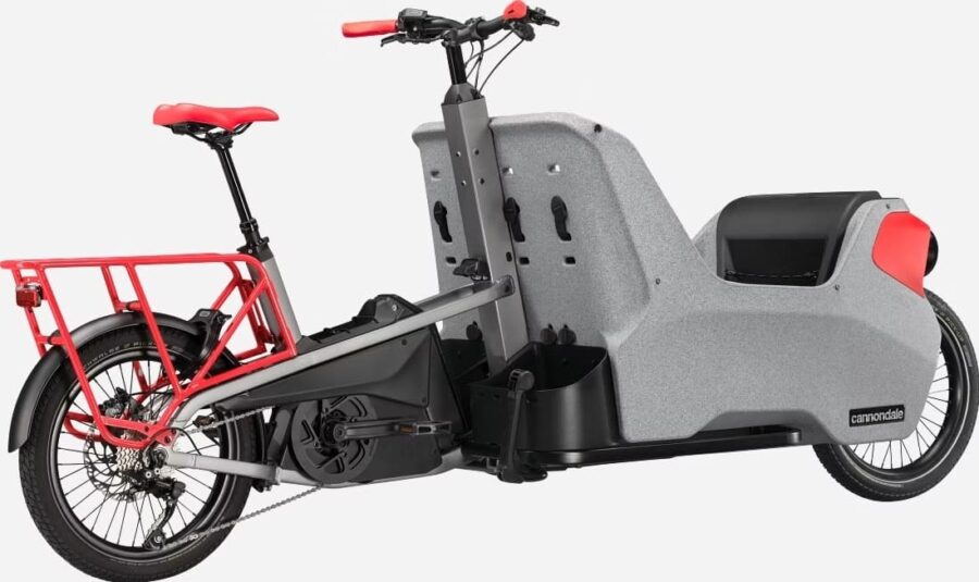 Vélo Cargo Électrique Cannondale Wonderwagen Neo 2 Shimano Deore 10V 545Wh 20" Gris
