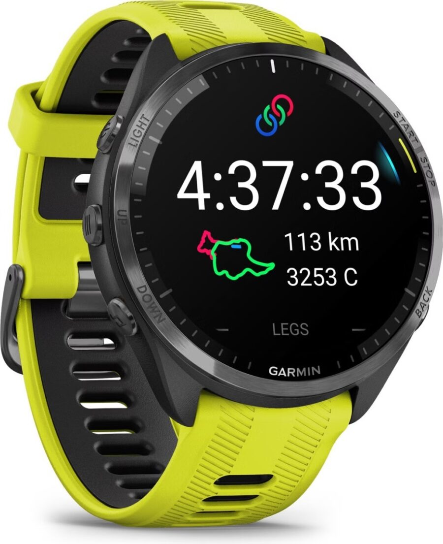 Montre GPS Garmin Forerunner 965 Noir Jaune Vif
