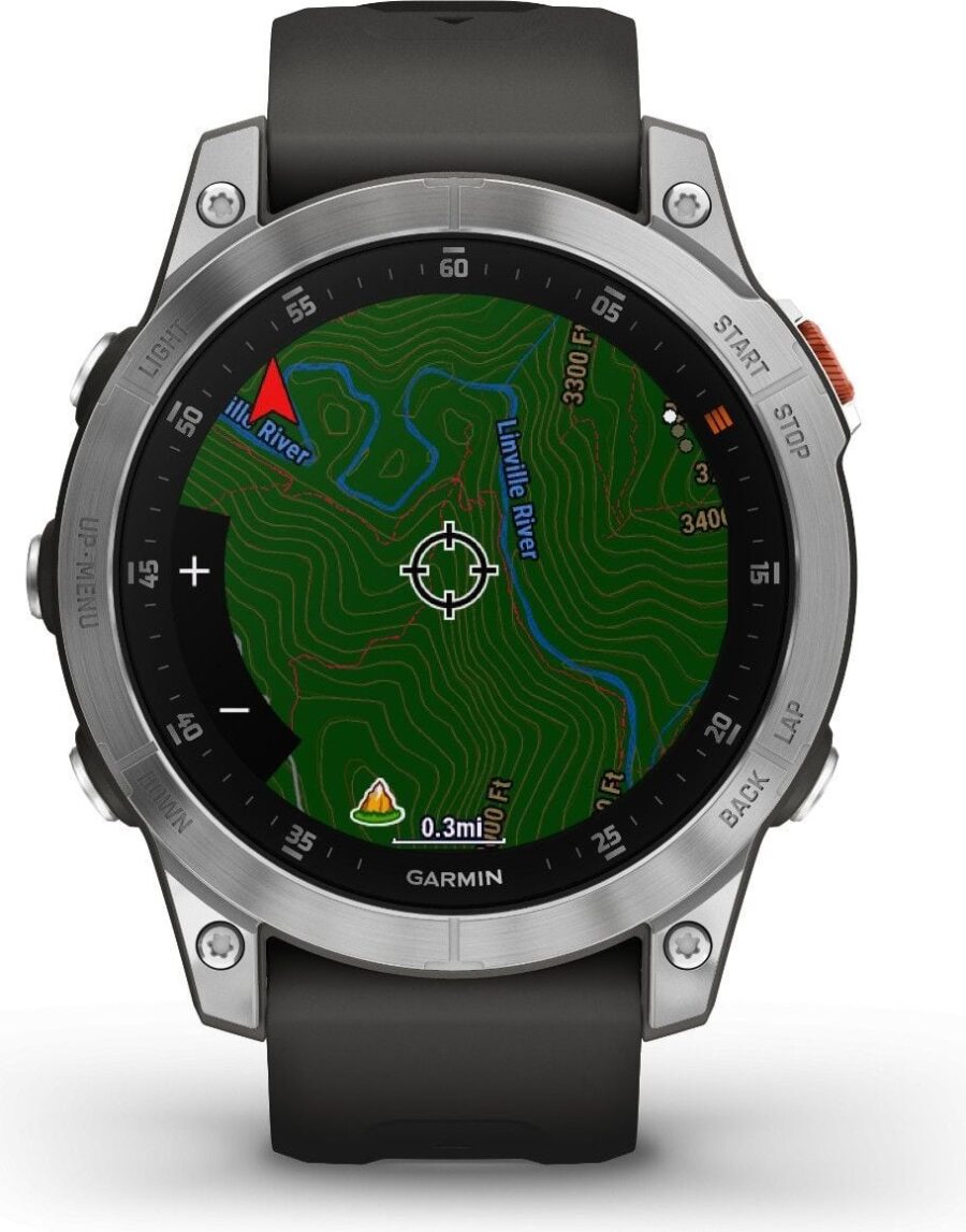 Montre de Sport Garmin Epix Argent / Noir