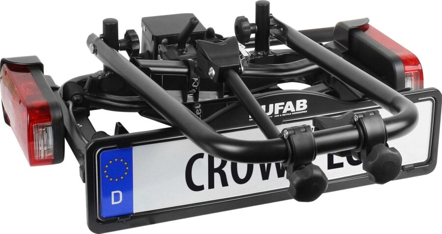 Porte-Vélos sur Boule d'Attelage Eufab Crow Plus Prise