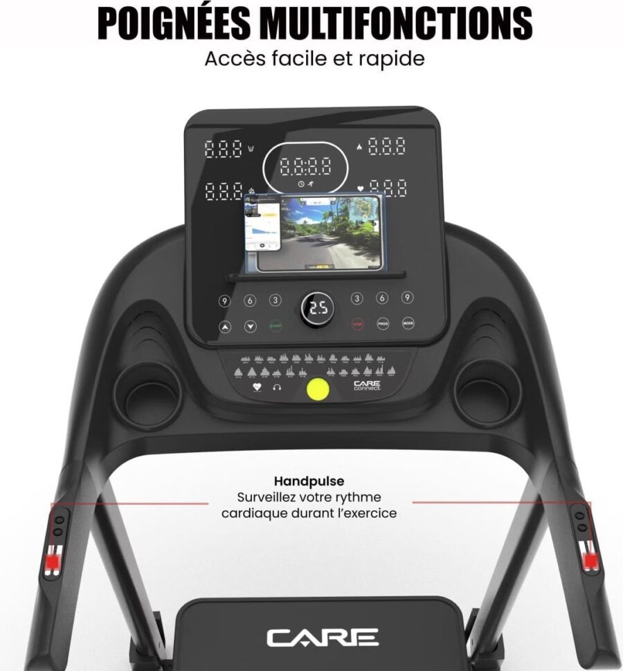 Tapis de course connecté Care Fitness CROSSER - KINOMAP