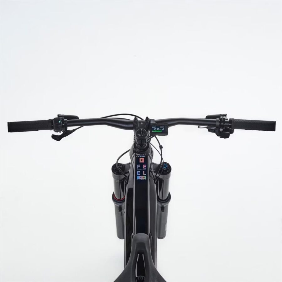 VTT Électrique Tout-Suspendu Rockrider E-Feel 900S Team Edition Shimano XT Di2 12V 630Wh 29" 2024