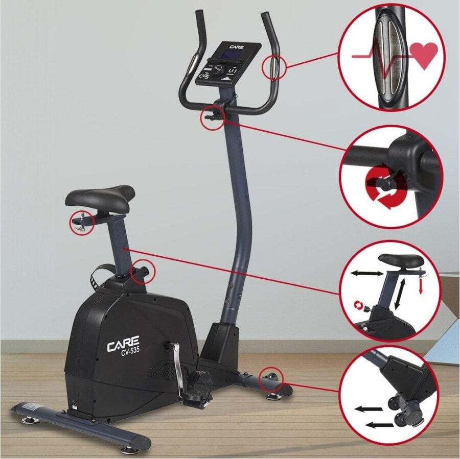 Vélo d'appartement Care Fitness CV-535-2 - motorisé