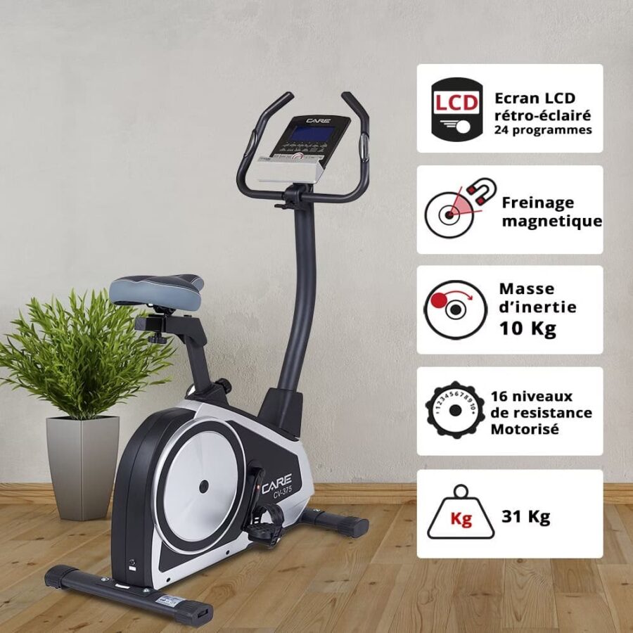 Vélo d'appartement Care Fitness ergomètre - CV-375