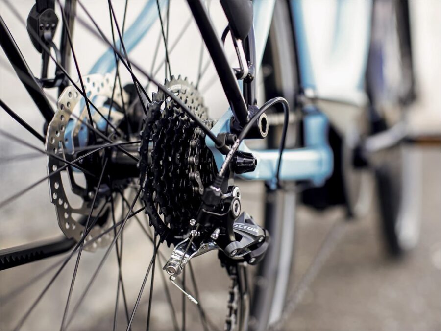 Vélo de Ville Électrique Trek Verve+ 2 Lowstep Bosch 500Wh Shimano Altus 9V Azure