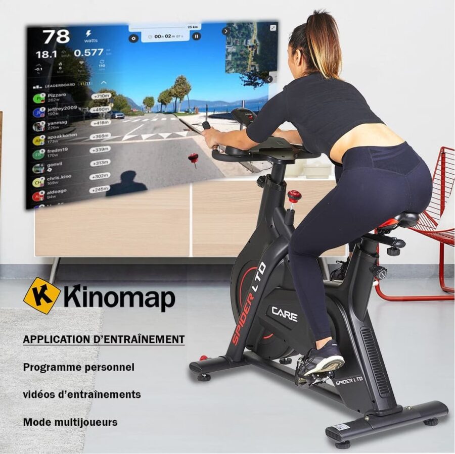 Vélo de biking Care Fitness connecté - Spider LTD