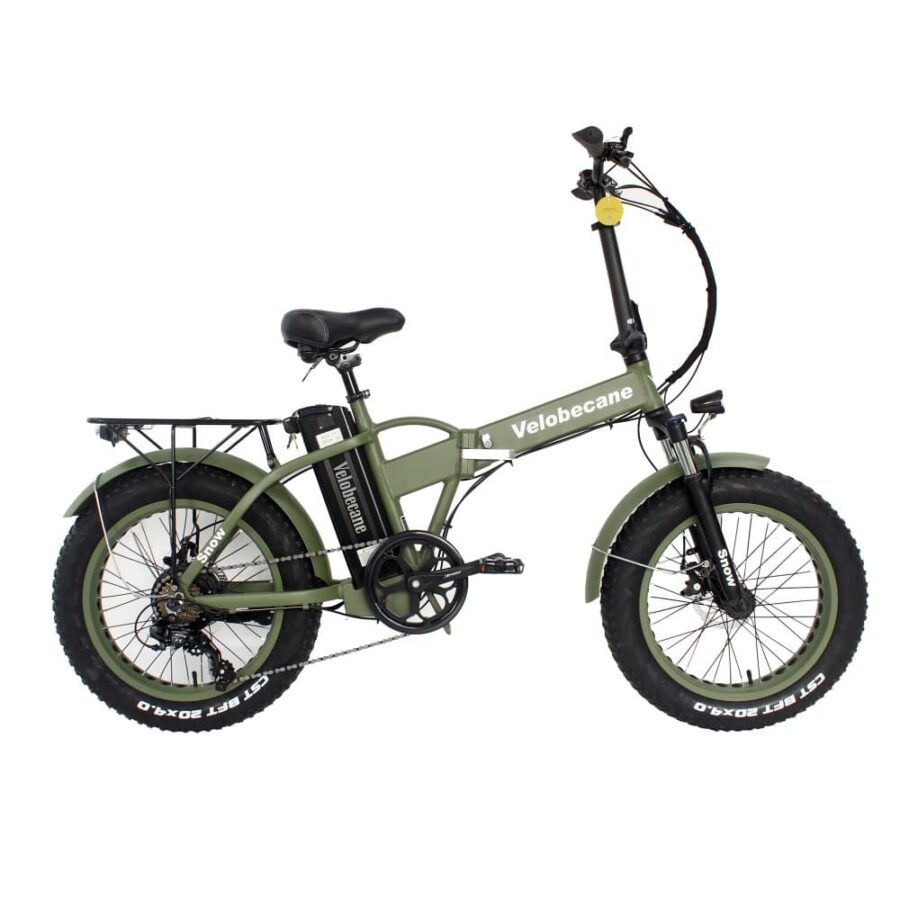 Vélo électrique pliant fatbike velobecane Snow