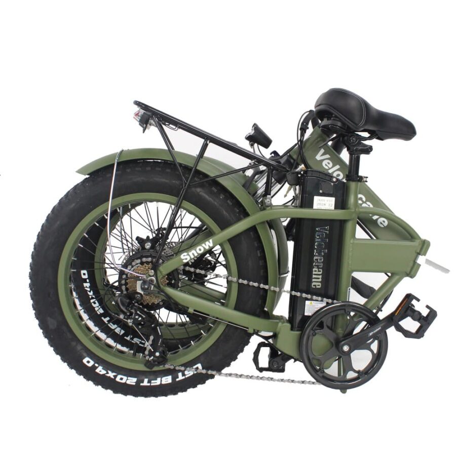 Vélo électrique pliant fatbike velobecane Snow