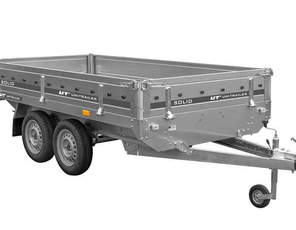 Remorque 2 essieux 304×153 UNITRAILER SOLID 300/2 PTAC 750 kg